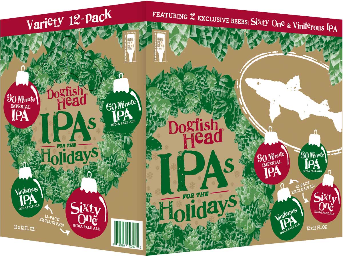 Dogfish Head IPA's for Holidays